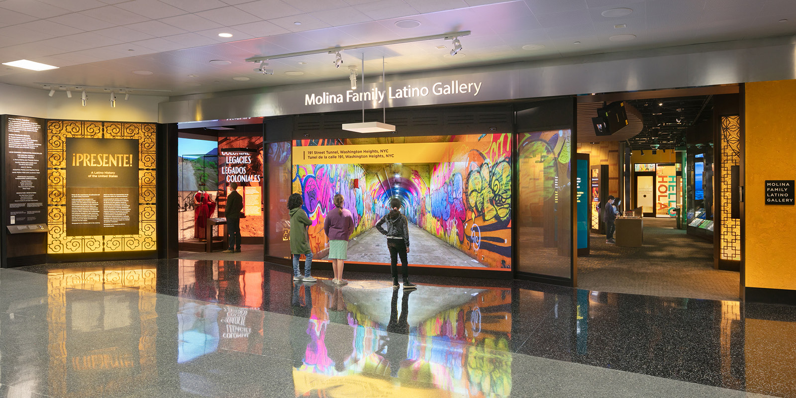 Entrance to the Molina Family Latino Gallery